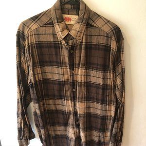 Field N' Forest Flannel Brown Mens Medium M